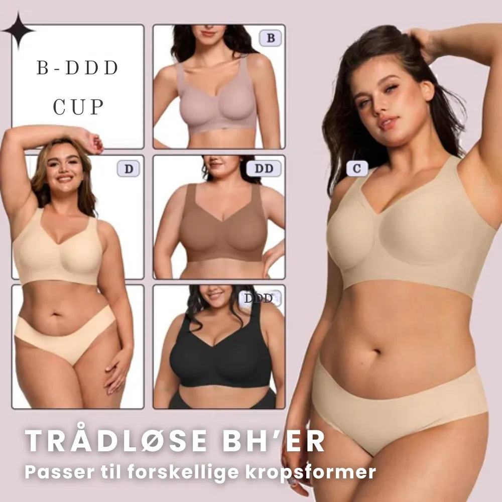 Bøjlefri BH med fuld dækning